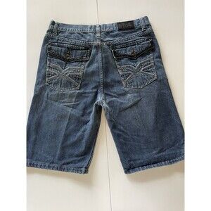 Men’s NBN Gear Blue Denim Baggy Jorts Size 38
